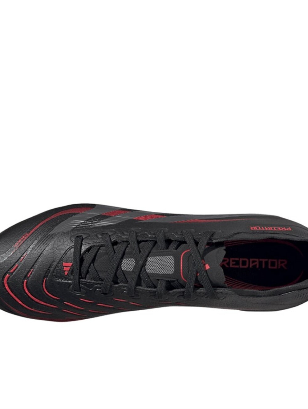 Adidas Predator Men's Soccer Cleats - Black with Red Accents